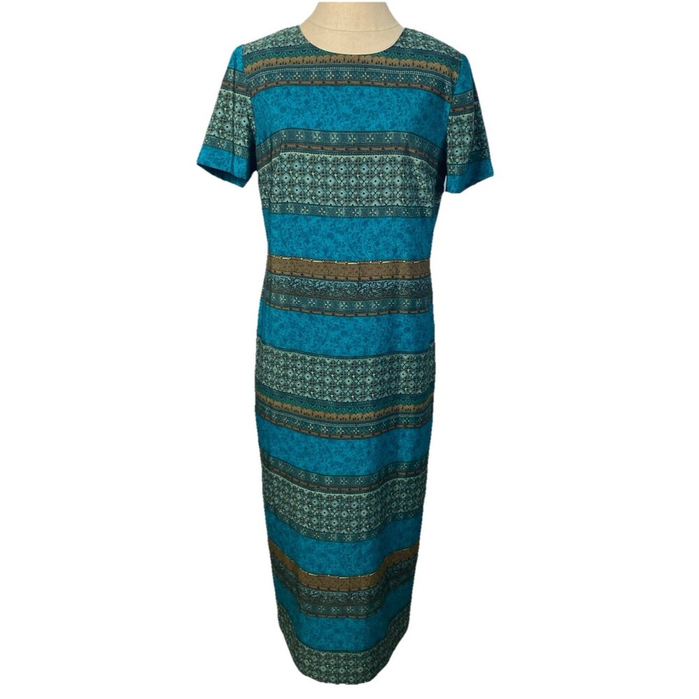 Koret Long Dress Short Sleeves Size 8